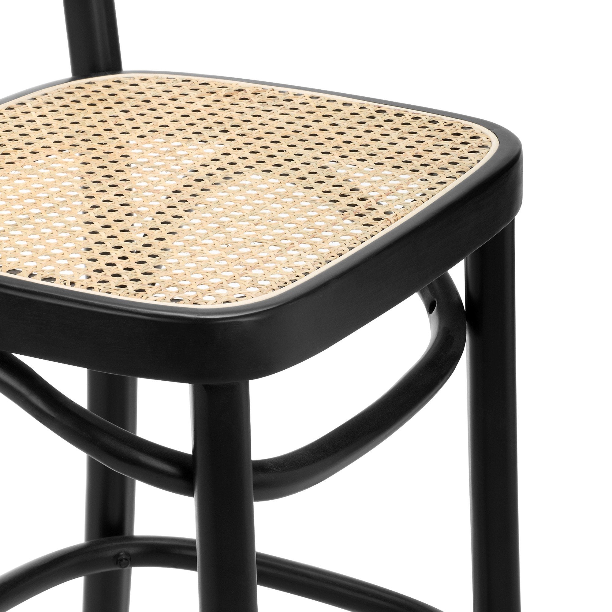 Chaise de bar vintage cannage  Lidia