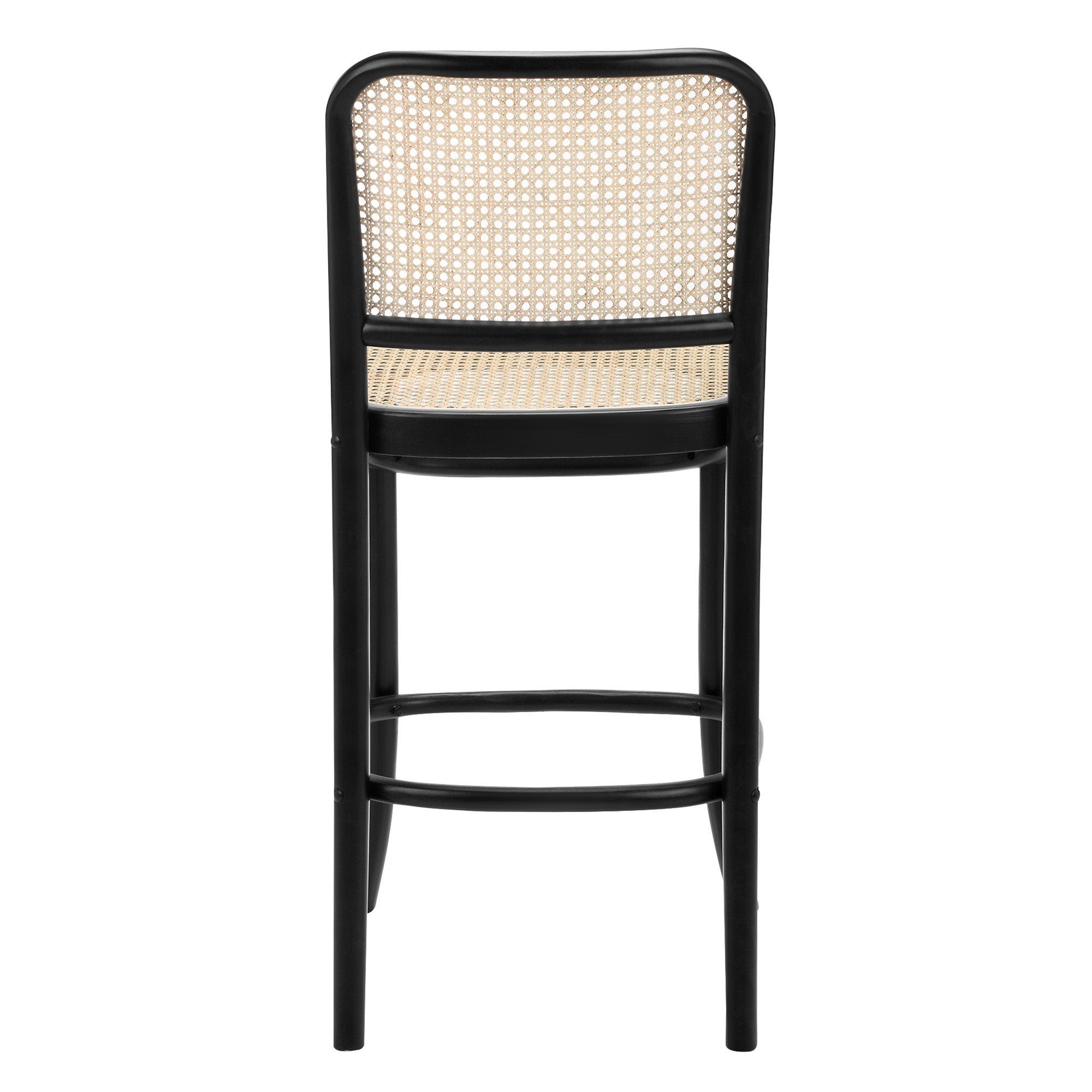 Chaise de bar vintage cannage  Lidia