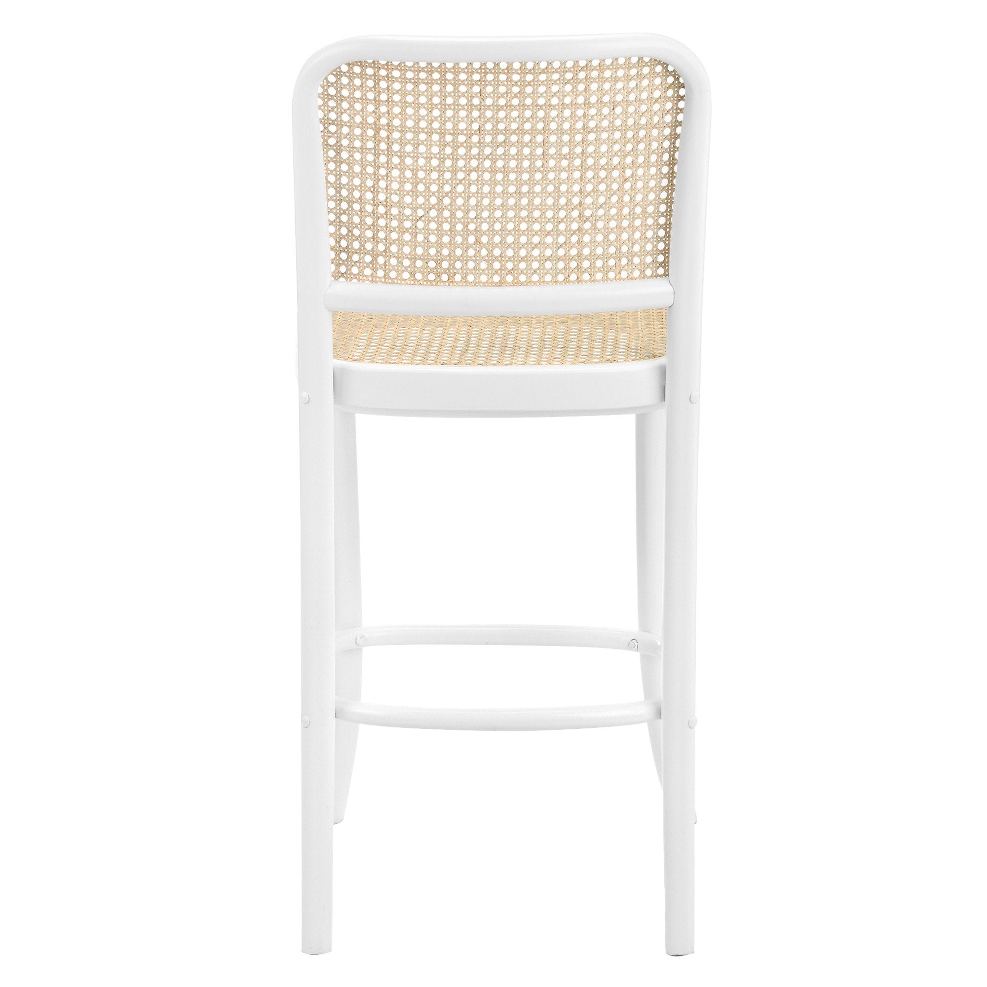 Chaise de bar vintage cannage  Lidia