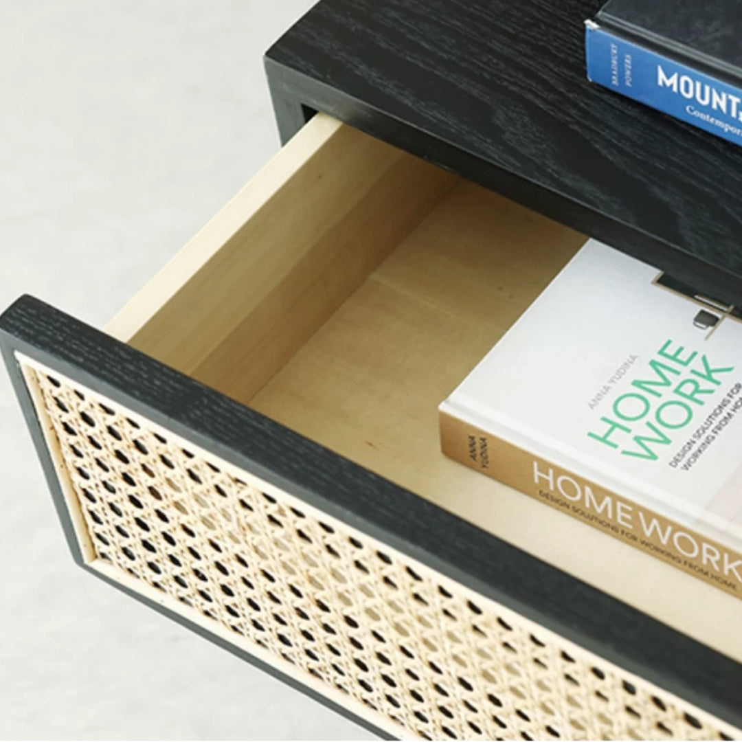 Table de chevet cannage Selena