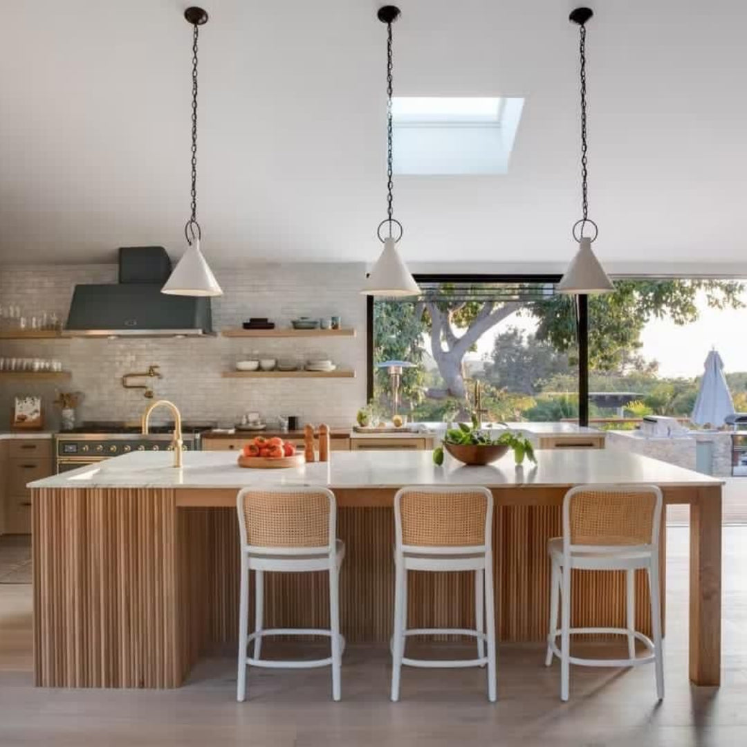 Chaise de bar vintage cannage  Lidia