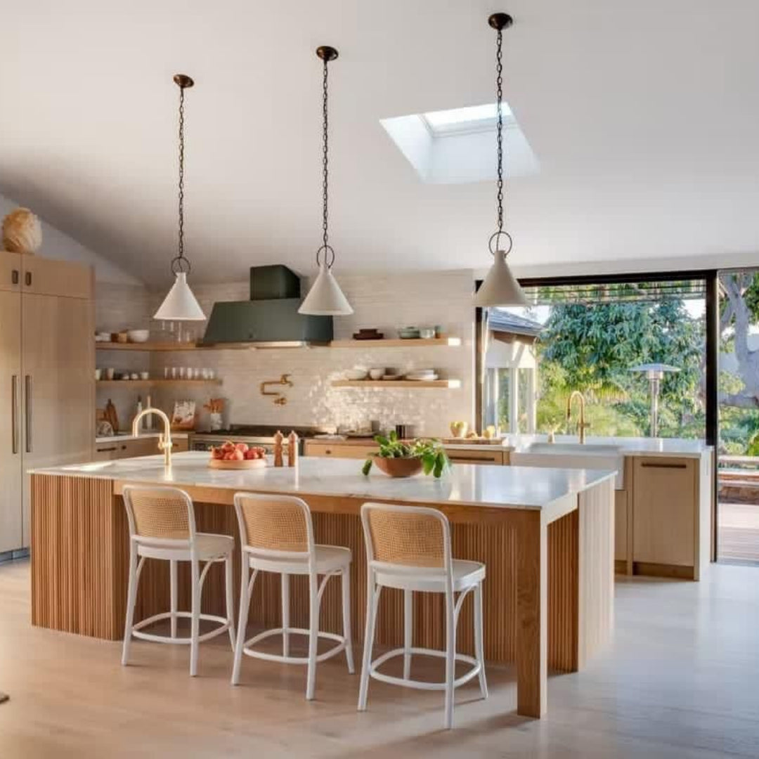 Chaise de bar vintage cannage  Lidia