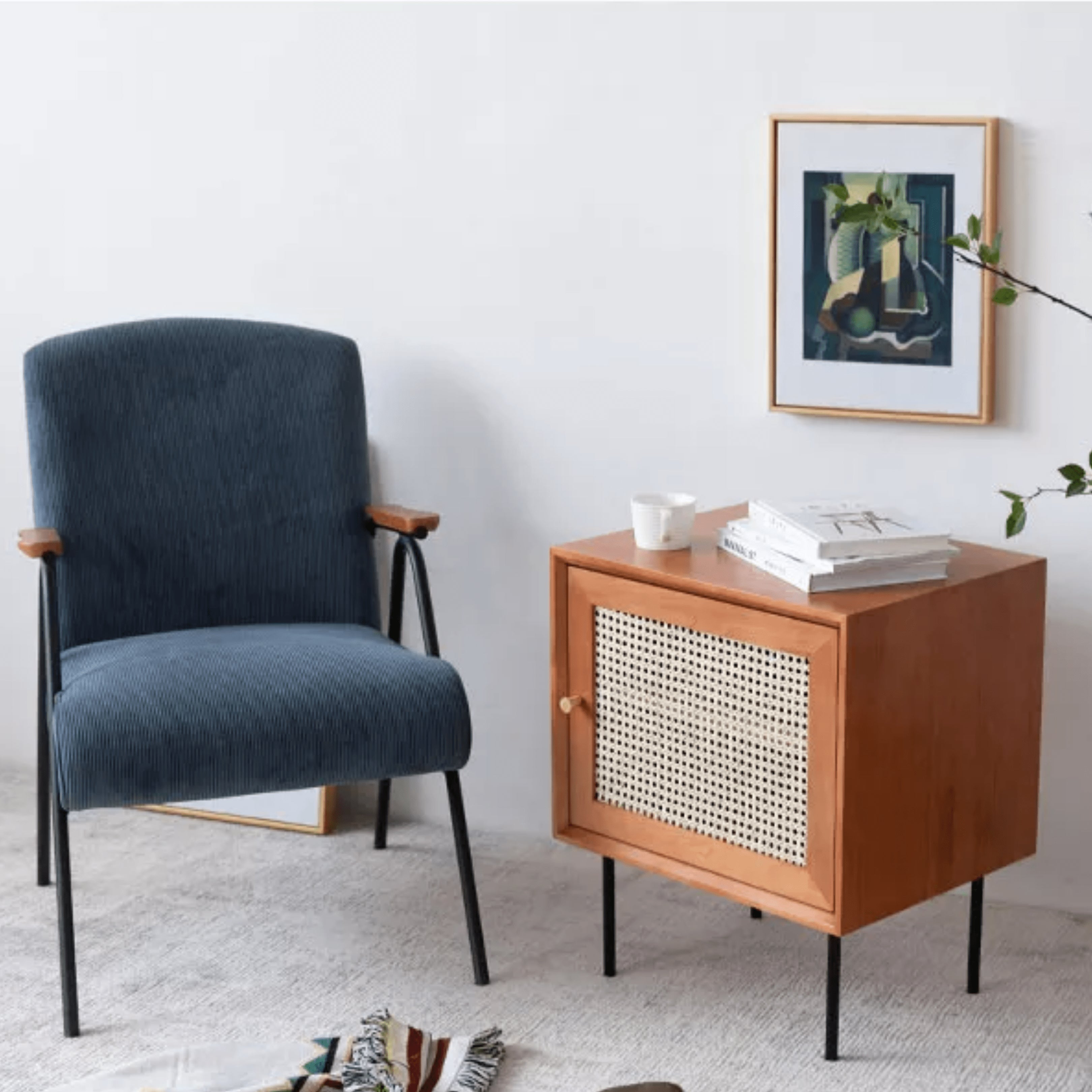 Table de nuit cannage Charli