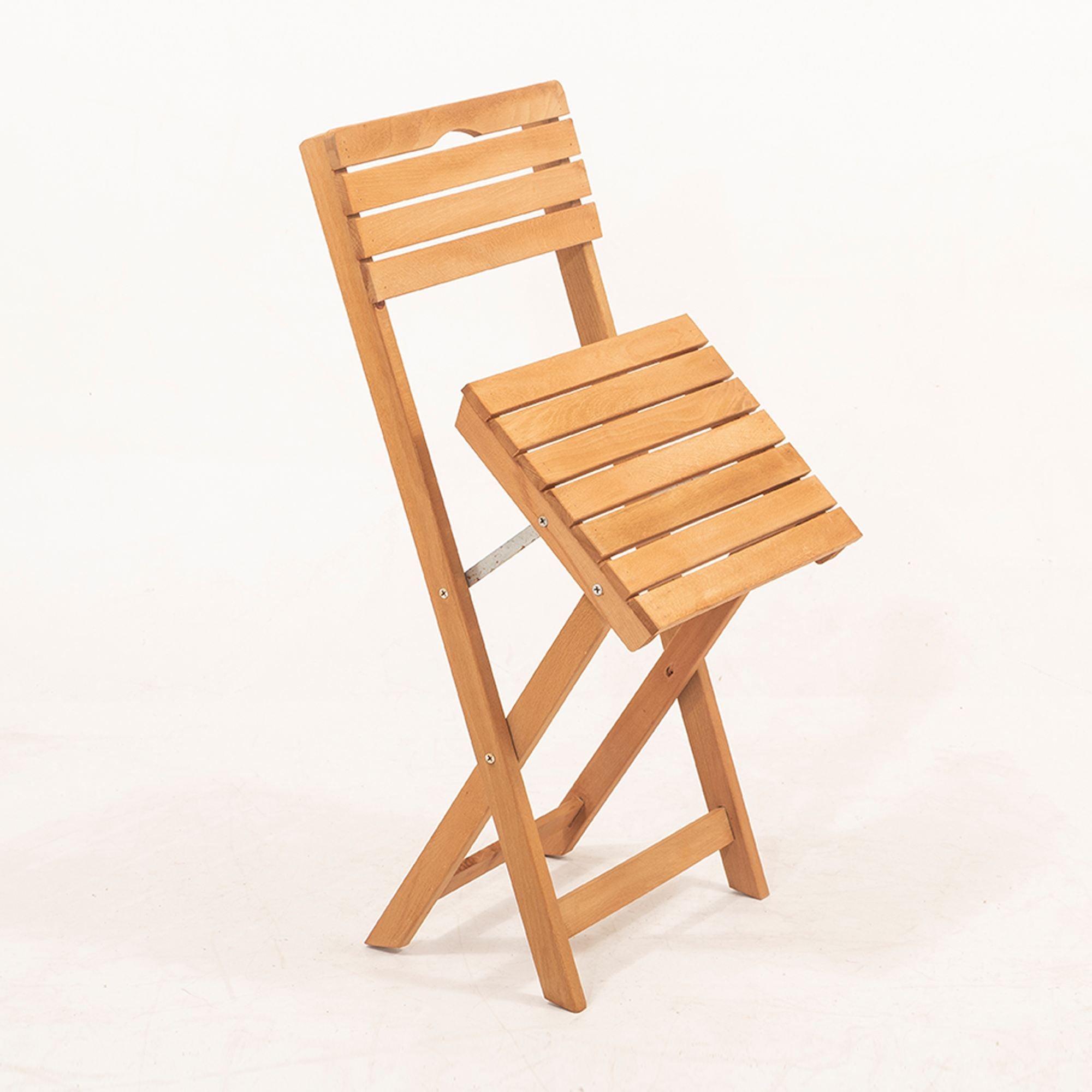 Beech Wood Garden Chair in Brown – product image 4