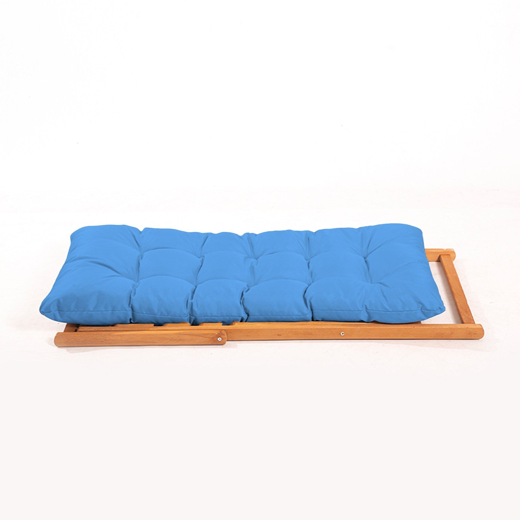My006 Beech Wood Garden Chair in Blue and Natural – product image 5