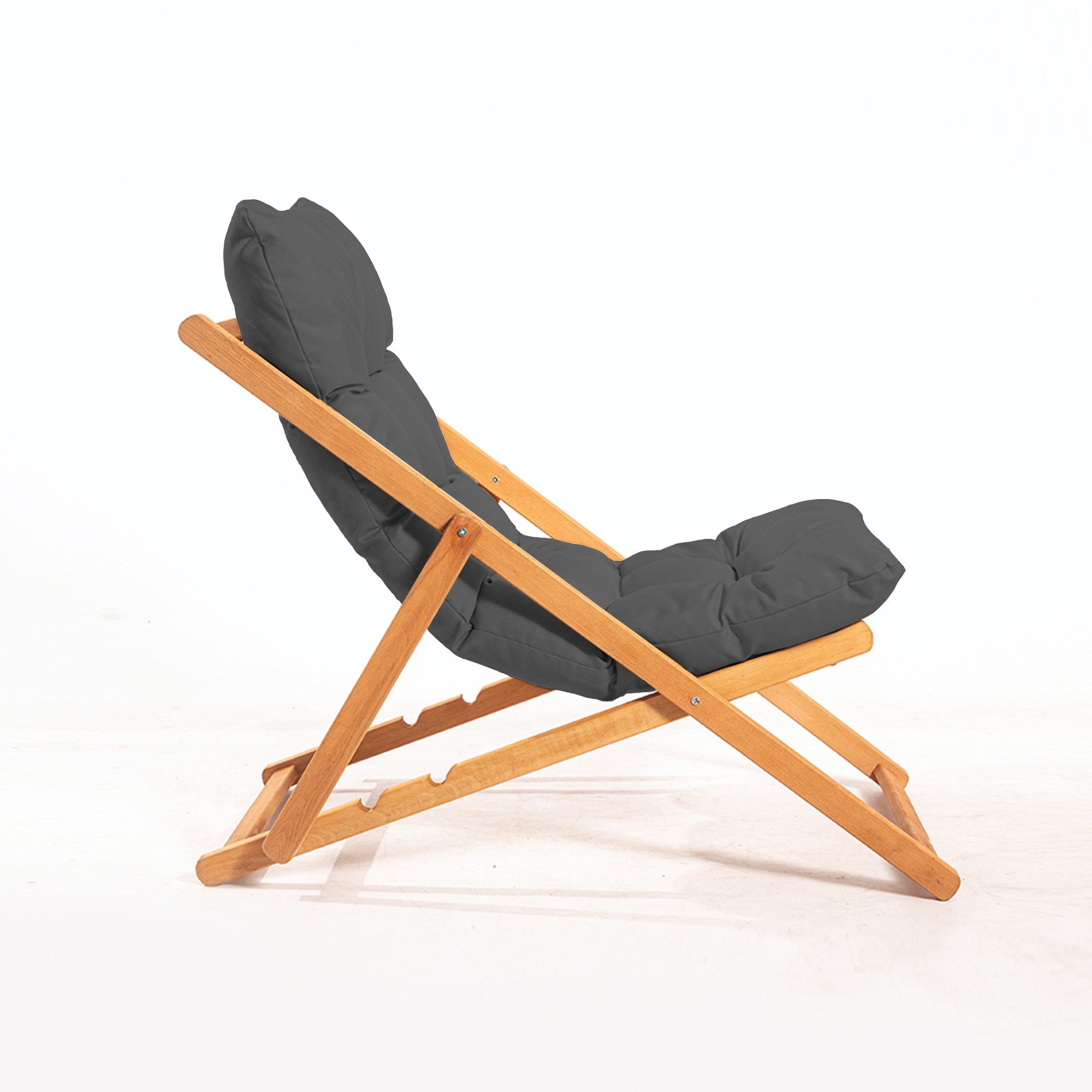 My006 Beech Wood Garden Chair in Grey and Natural – product image 2