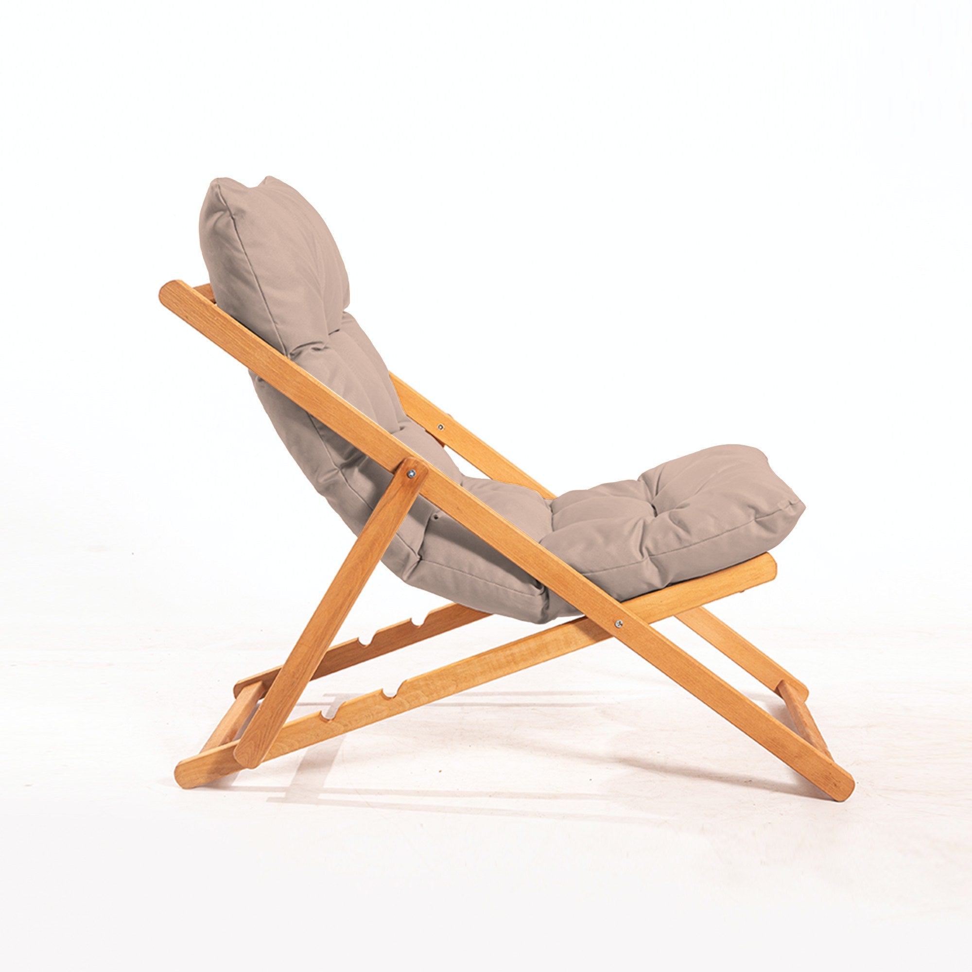 My006 Beech Wood Garden Chair in Brown and Natural – product image 2