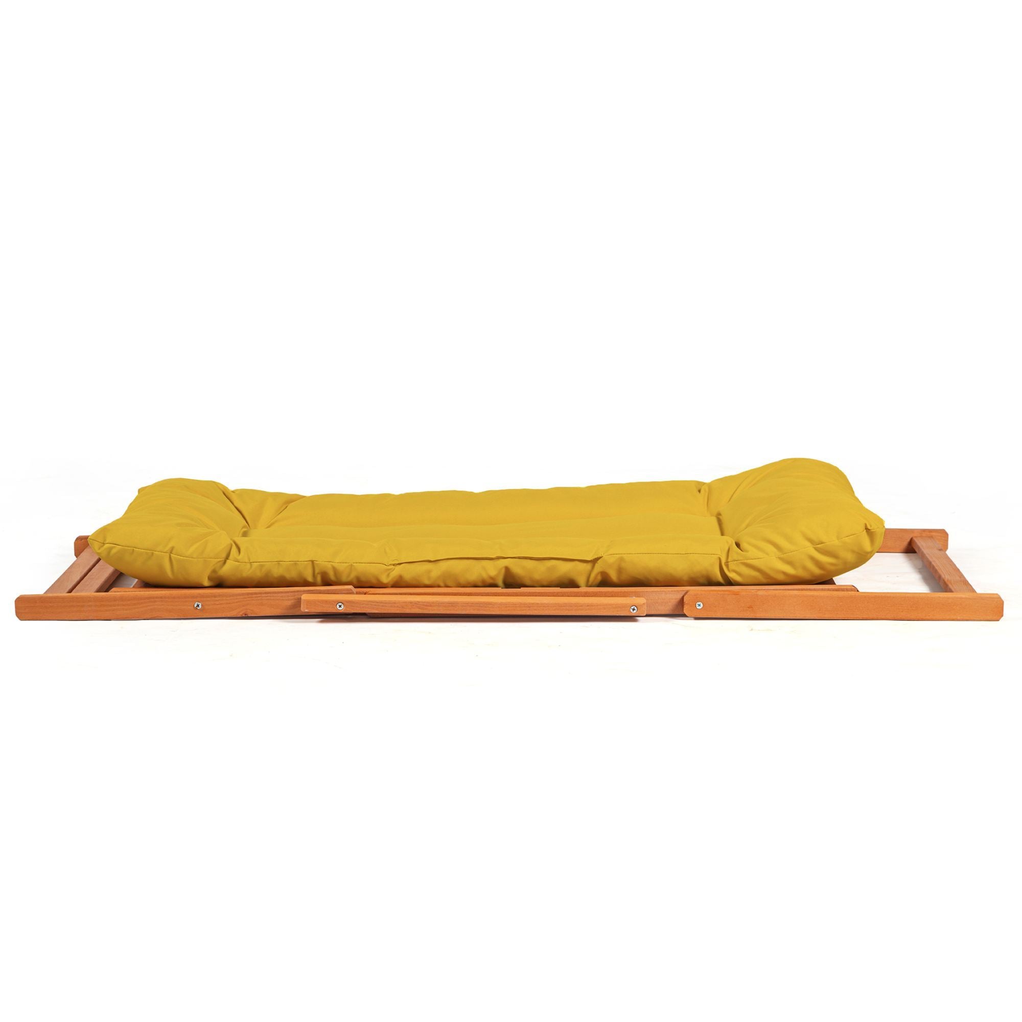 My008 Beech Wood Garden Chair in Yellow and Natural – product image 7