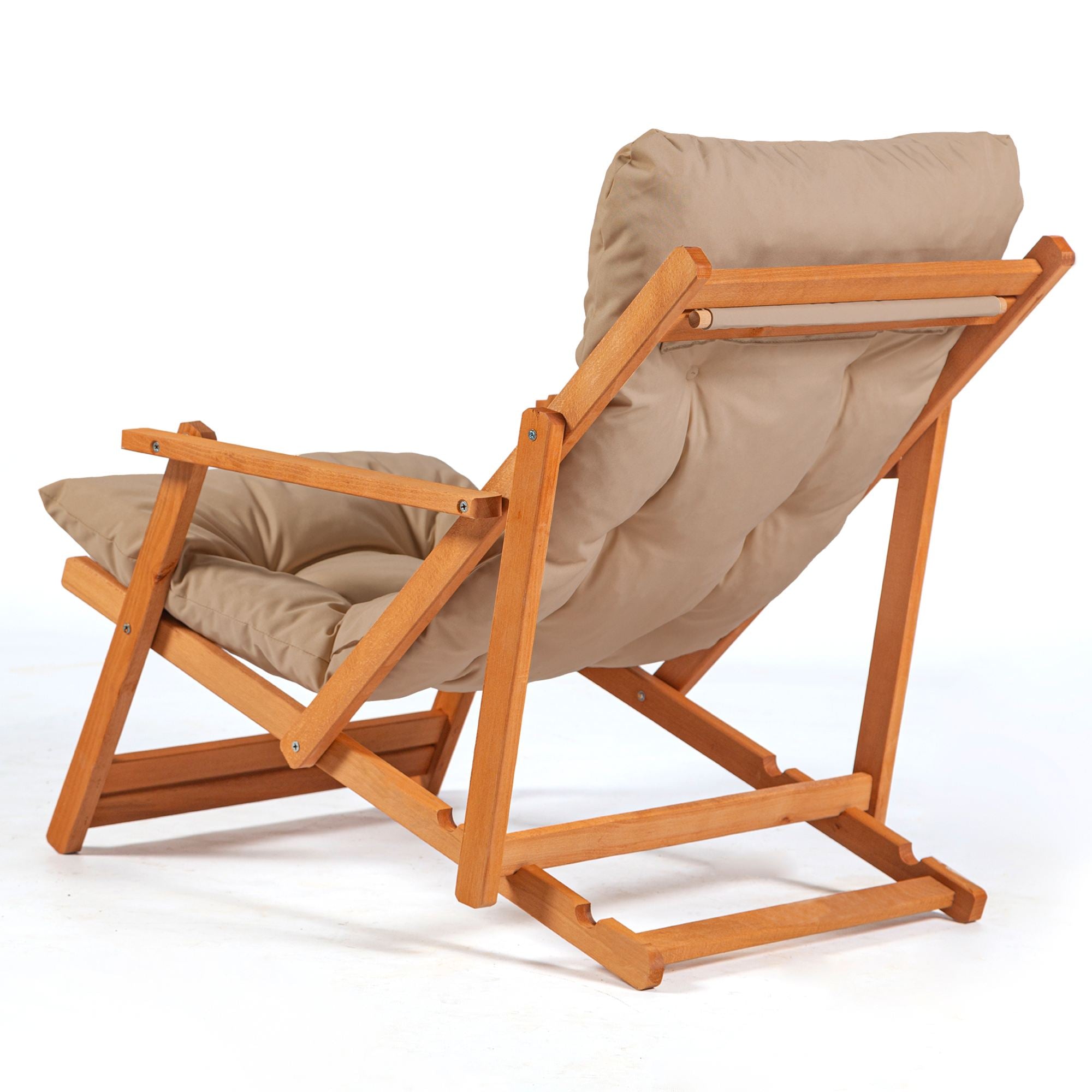 My008 Beech Wood Garden Chair in Brown and Natural – product image 6
