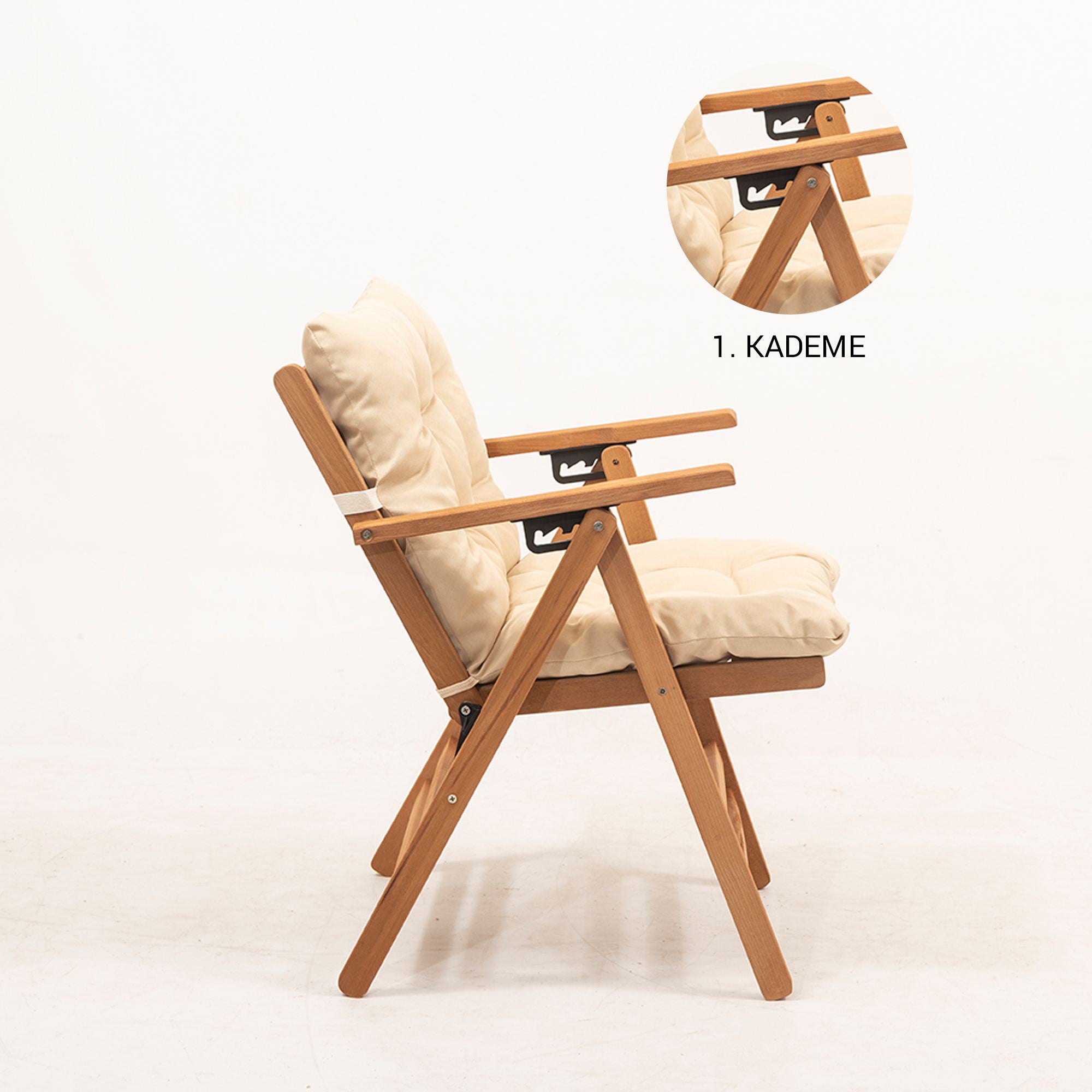 Garden Chair in Cream – product image 2
