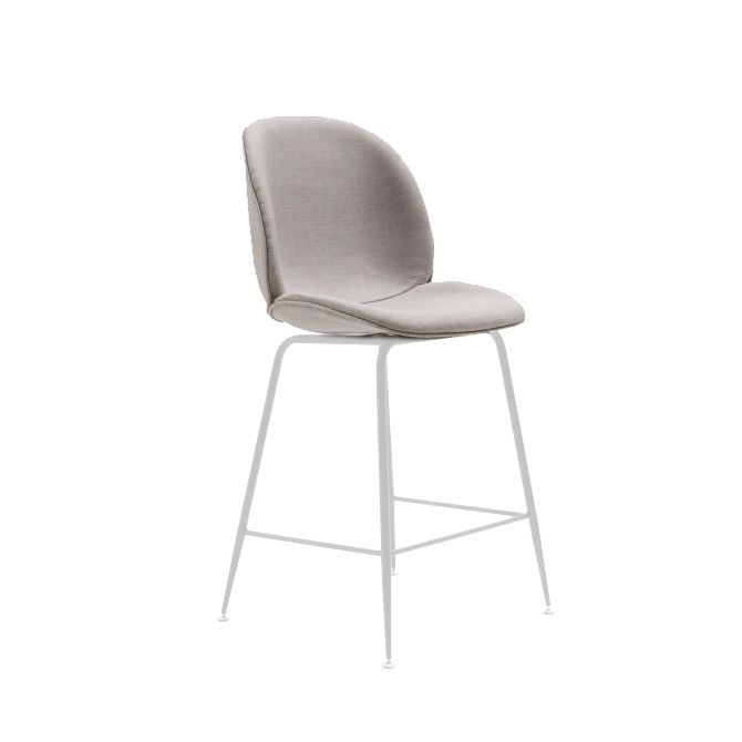 Beetle bar stool in Farbic - Gubi Inspiration 
