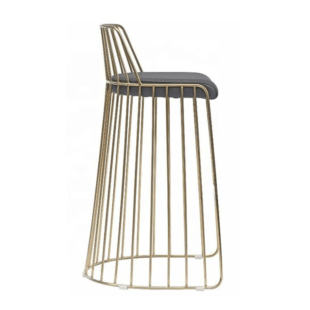 The golden Bride’s Veil bar stool  