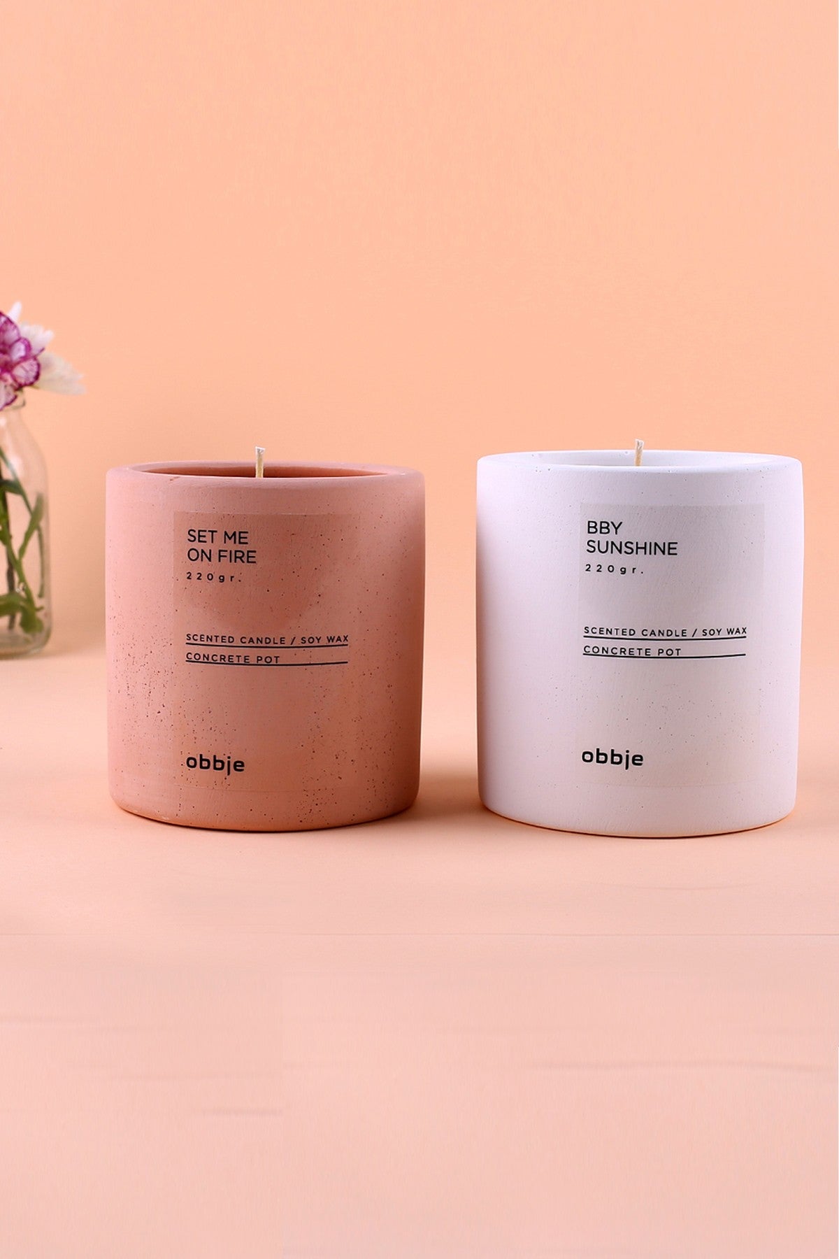 Decorative Candle CONCRETE | 665CST1106