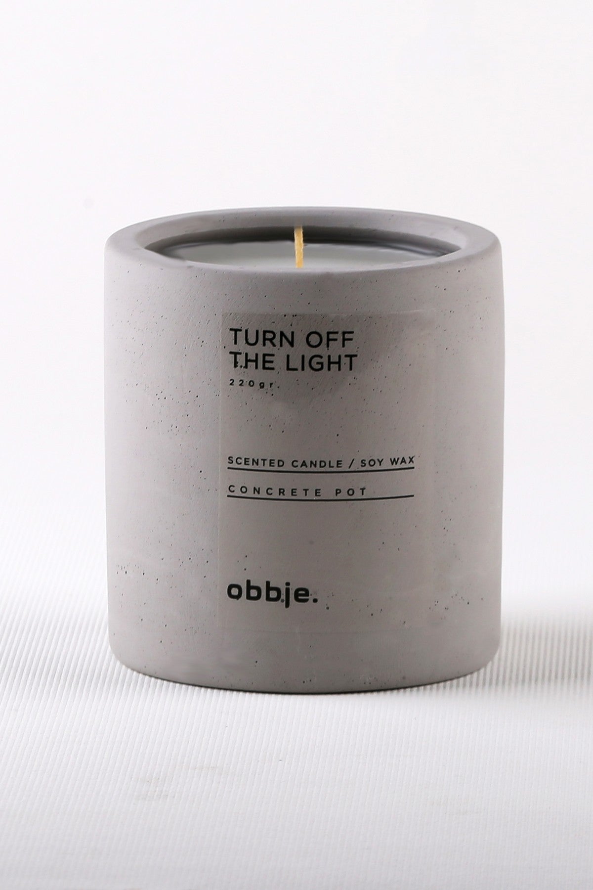 Decorative Candle CONCRETE | 665CST1107
