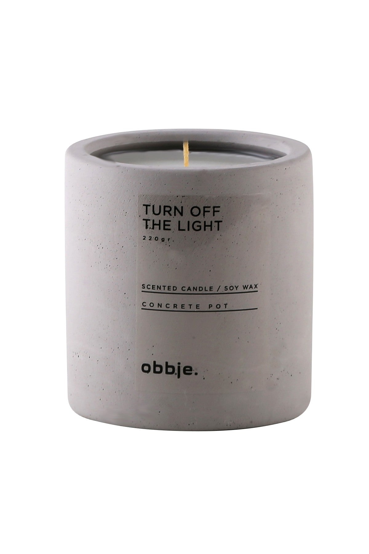 Decorative Candle CONCRETE | 665CST1107