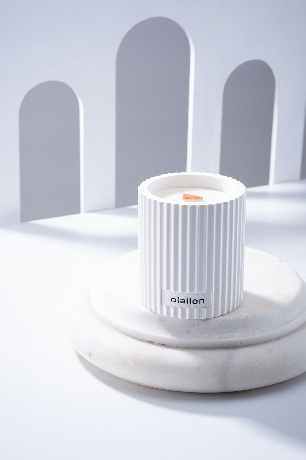 Decorative Candle CONCRETE | 665CST1112