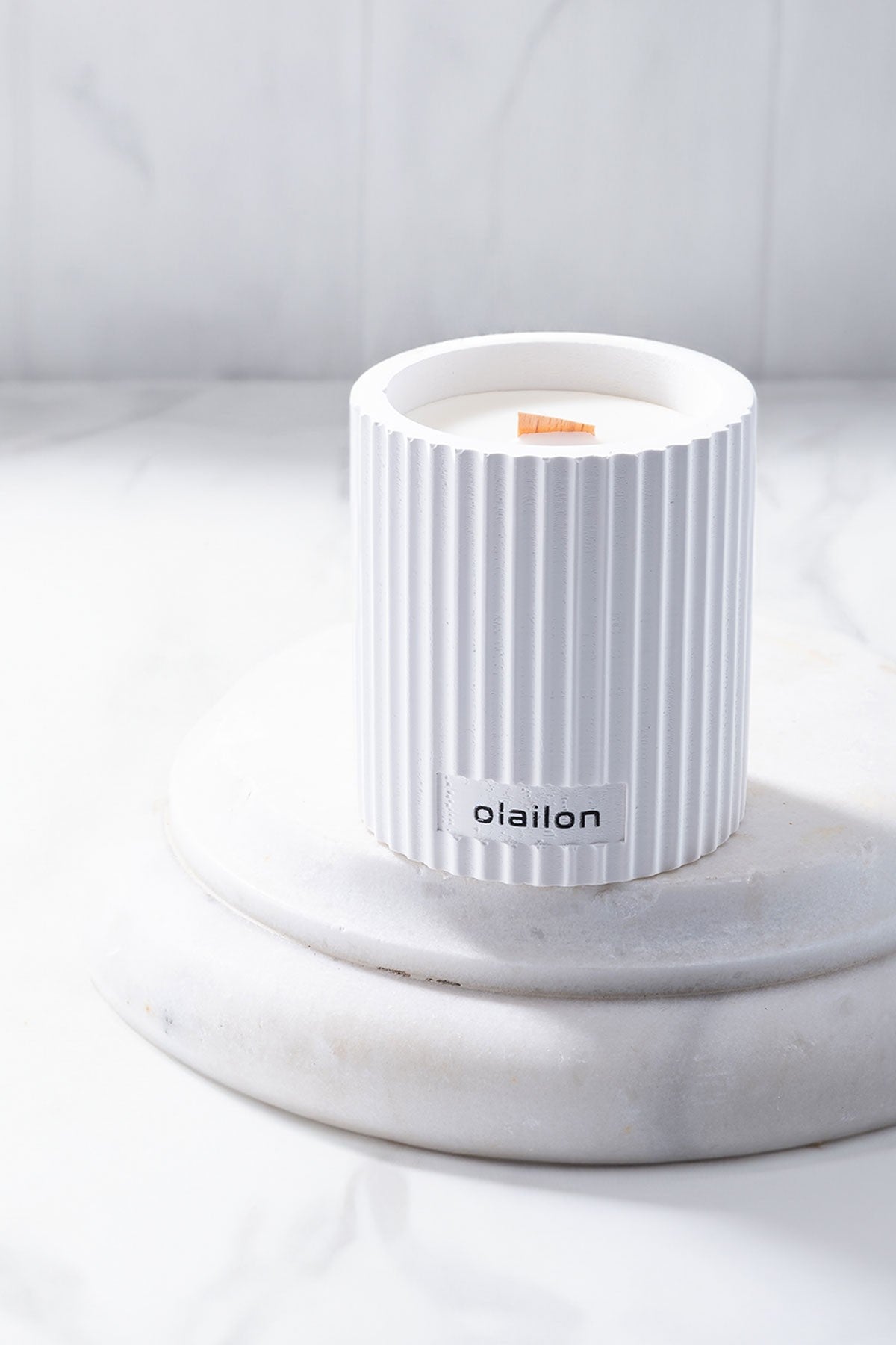 Decorative Candle CONCRETE | 665CST1112