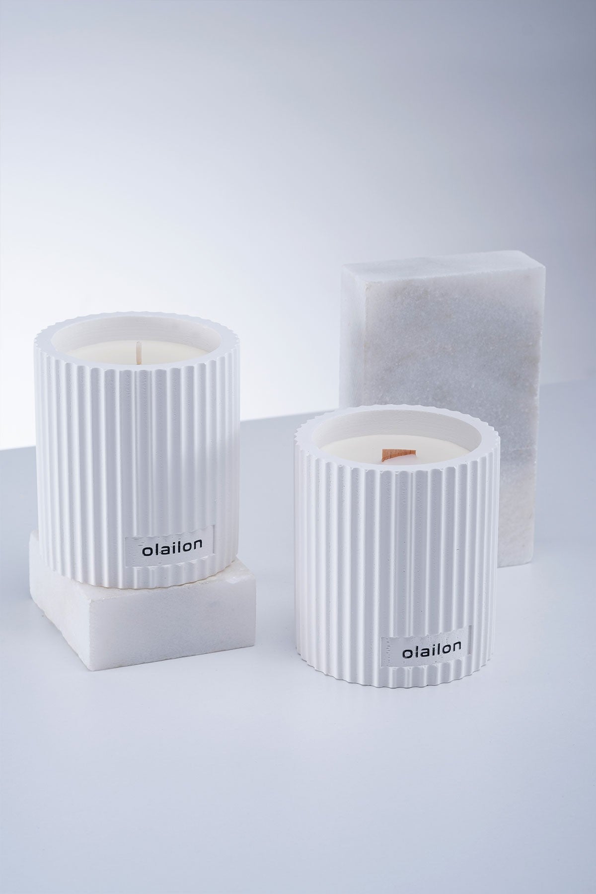 Decorative Candle CONCRETE | 665CST1113