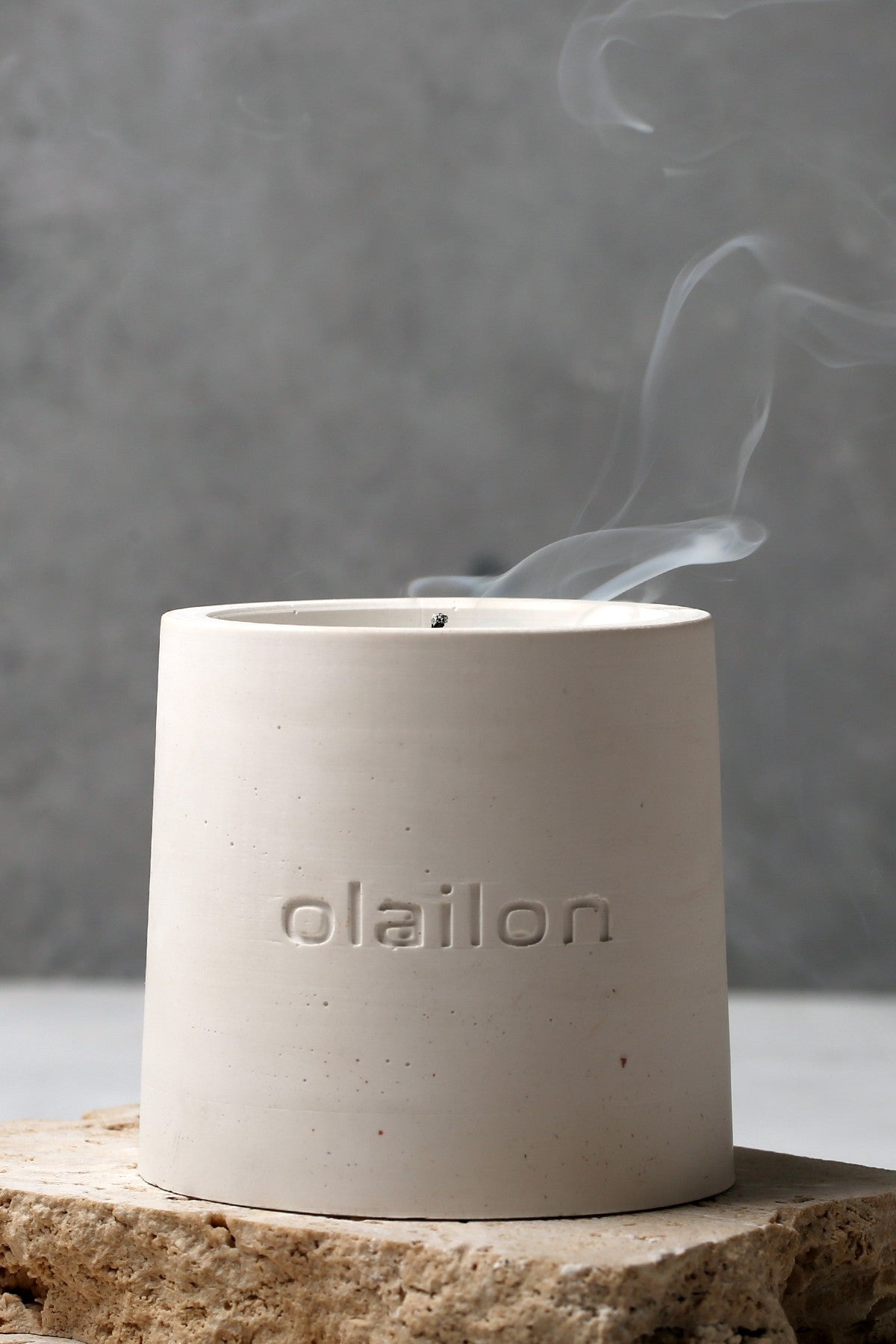 Decorative Candle CONCRETE | 665CST1114