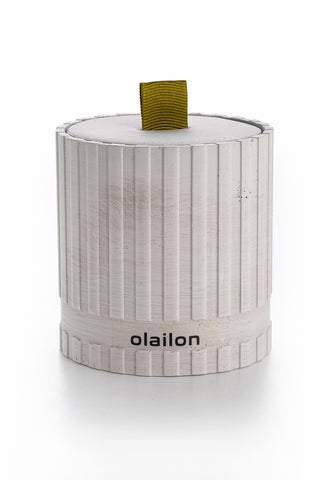 Decoratieve kaars BETON / RIBBENTJE | 665CST1127