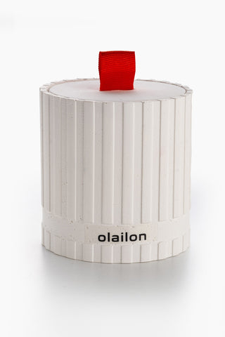 Decoratieve kaars BETON / RIBBENTJE | 665CST1133