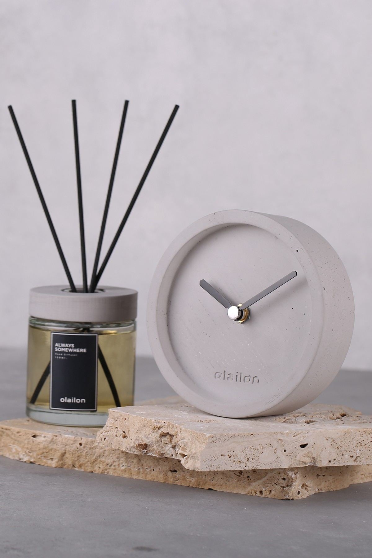 Decorative Clock CONCRETE | 665CST1402