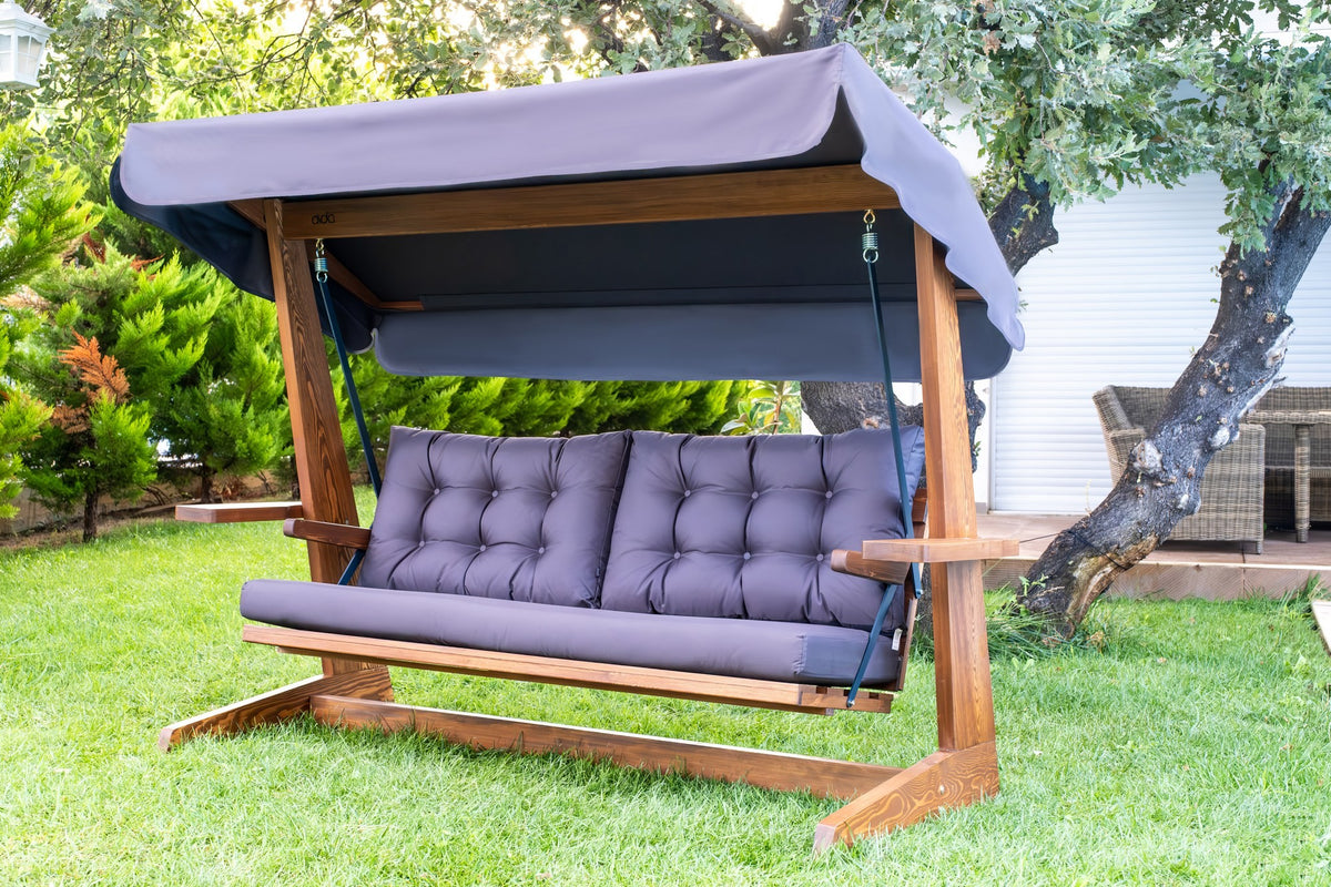 Viva 2400 Polyester Garden Swing Seat in Anthracite – product image 1