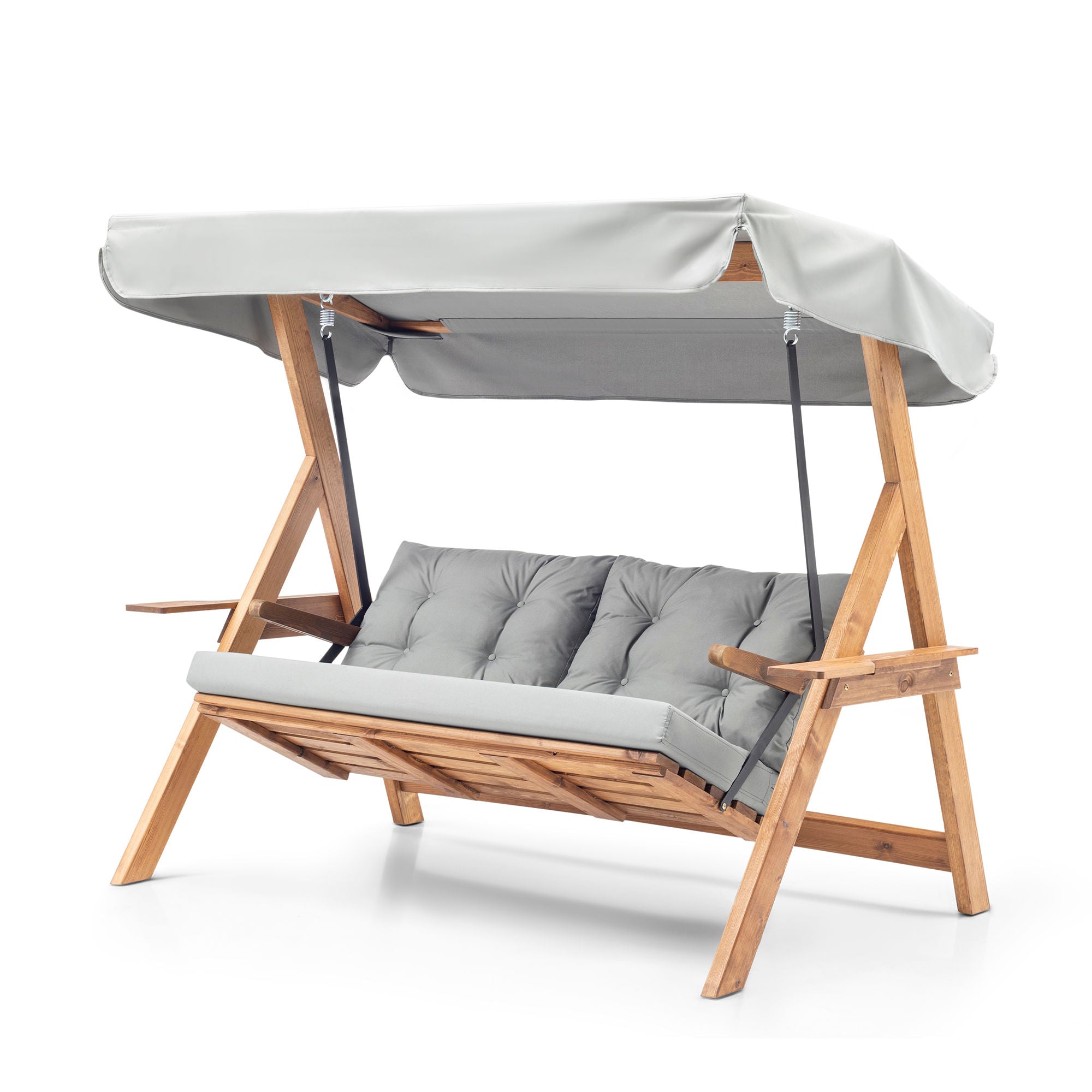 Galata Swing S3 Polyester Garden Swing Seat in Grey – product image 2