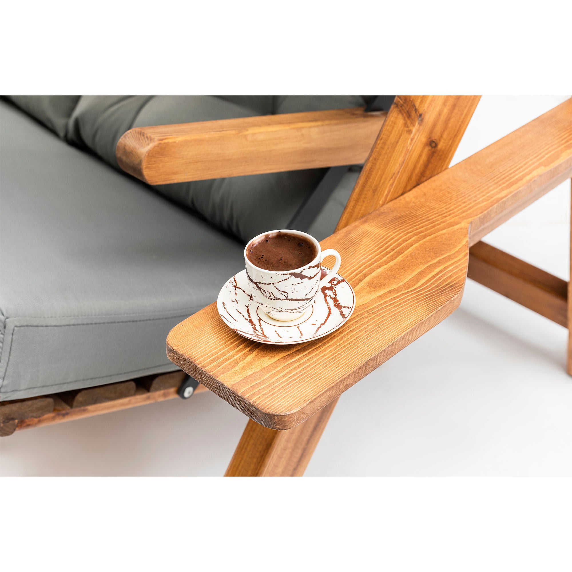 Galata Swing S3 Polyester Garden Swing Seat in Grey – product image 4