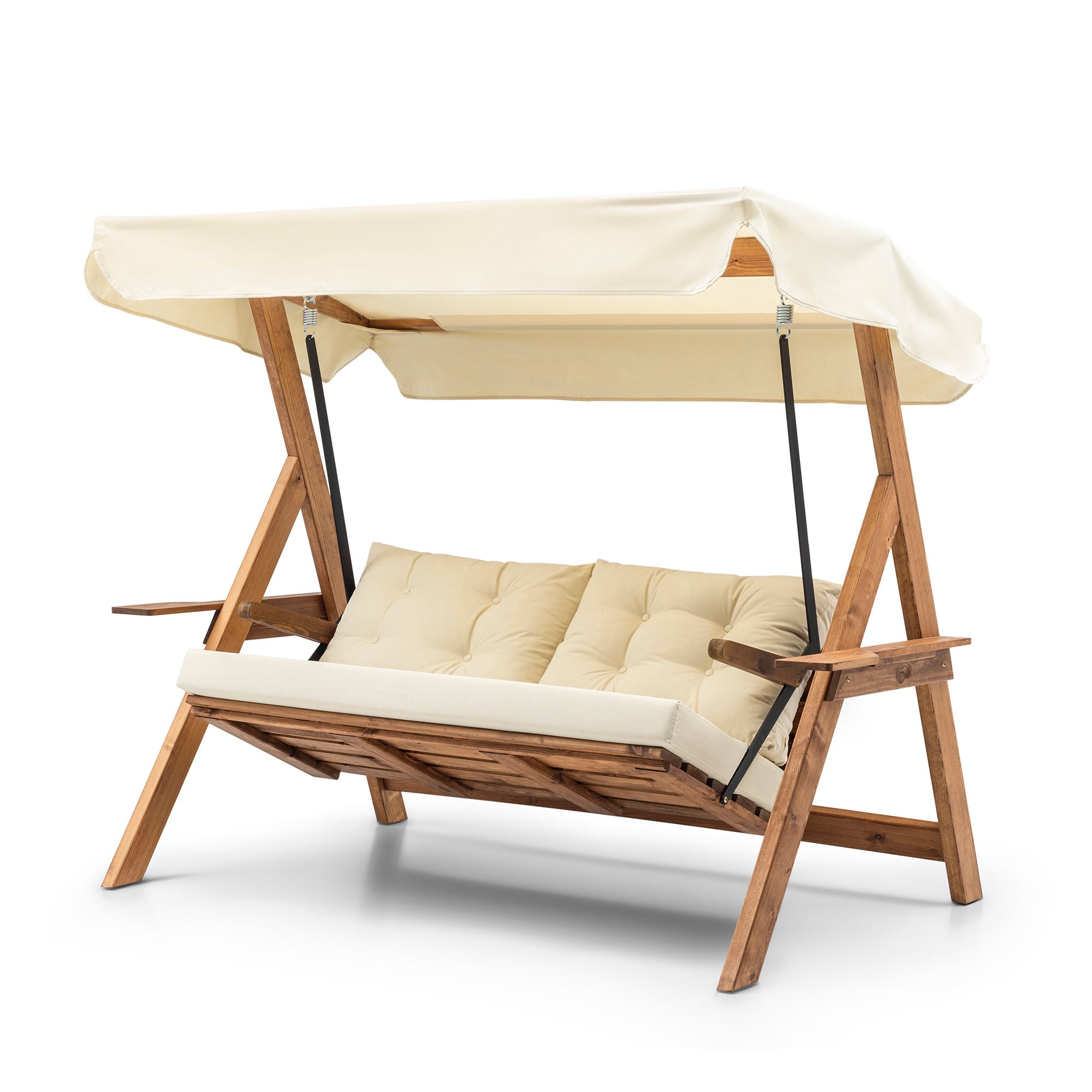 Galata Swing S3 Polyester Garden Swing Seat in Cream – product image 2