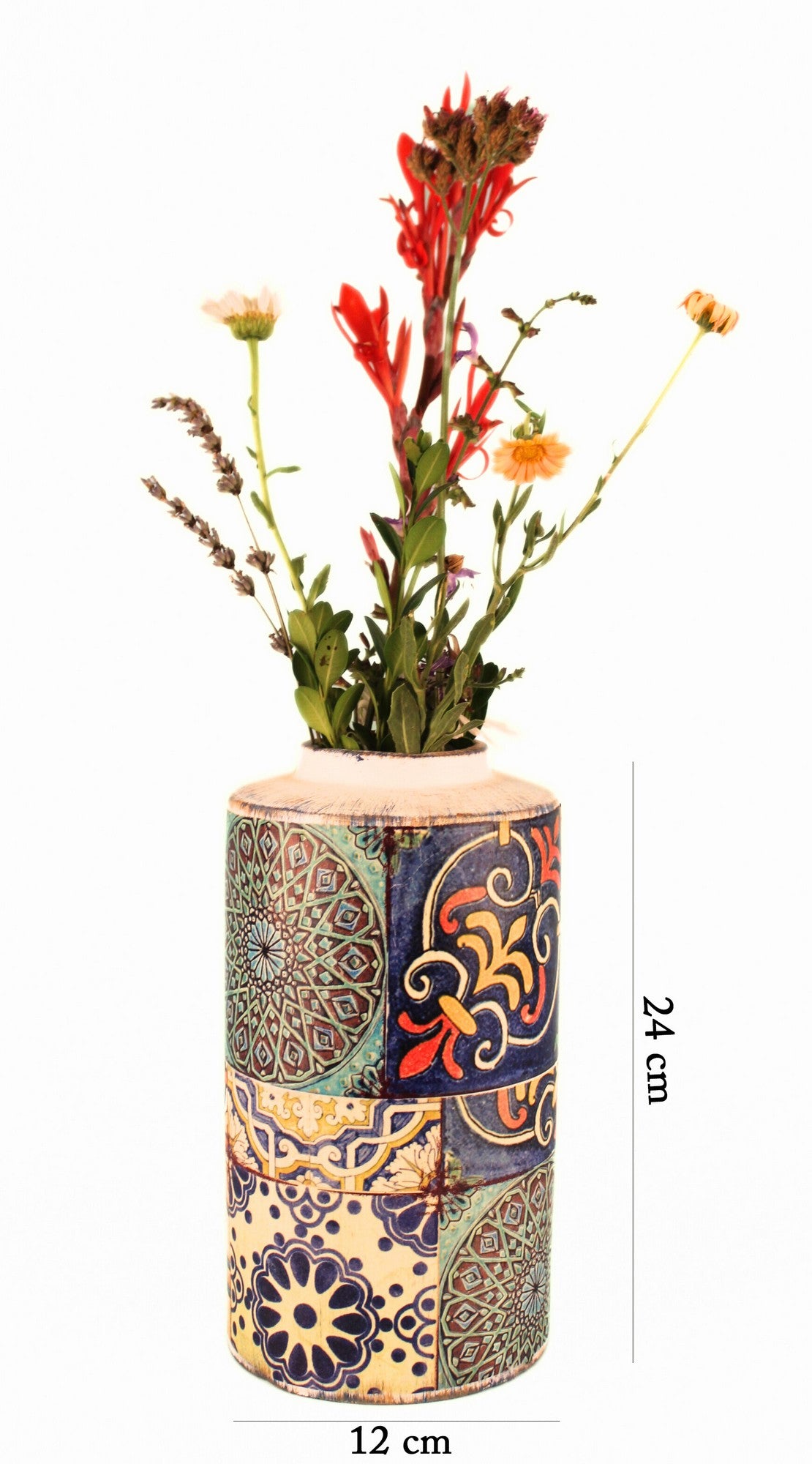 Multicolour Decorative Pot – Design 1106
