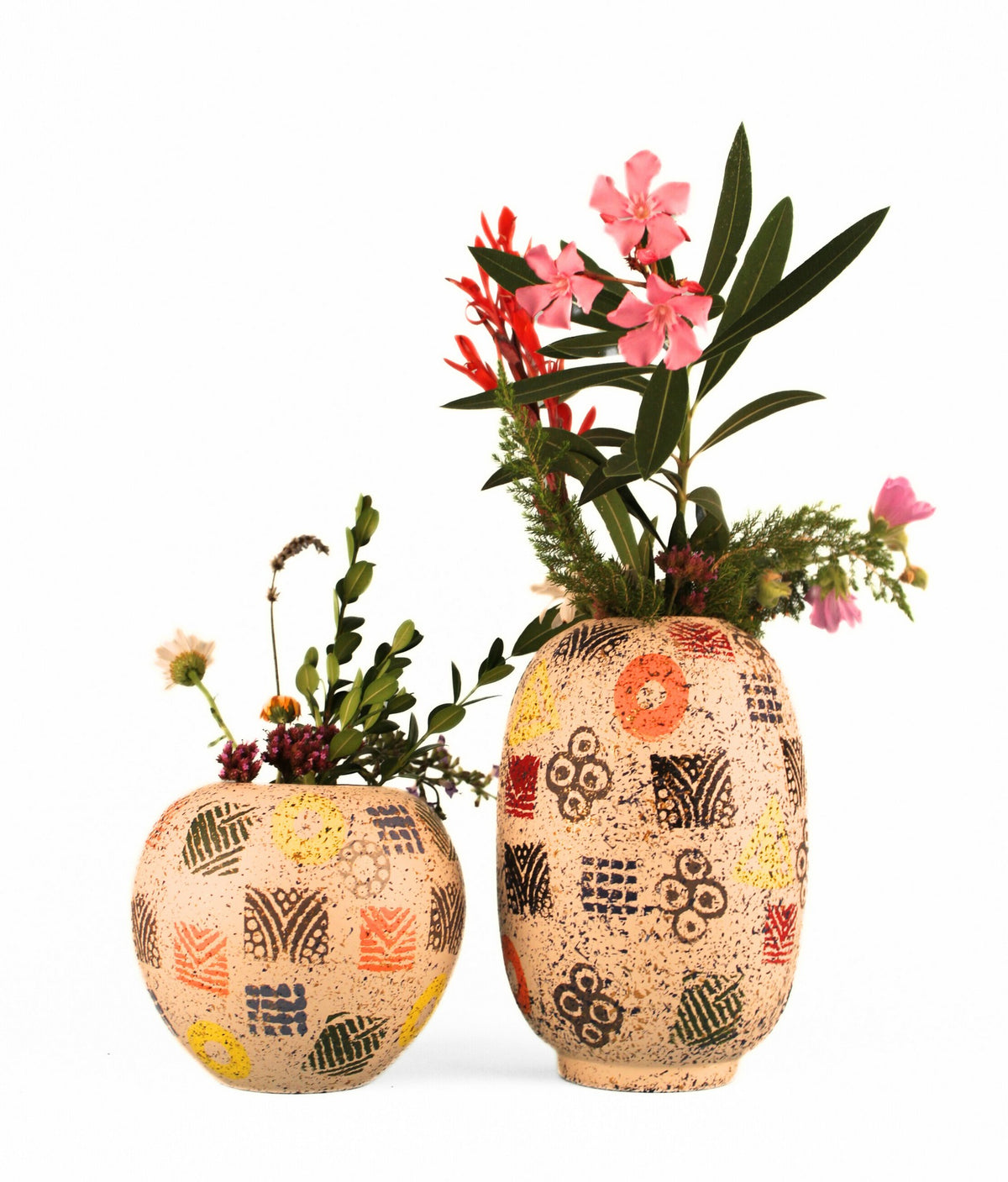 Decorative Pot Set of 2 CERAMIC BODY | 697ELD1107