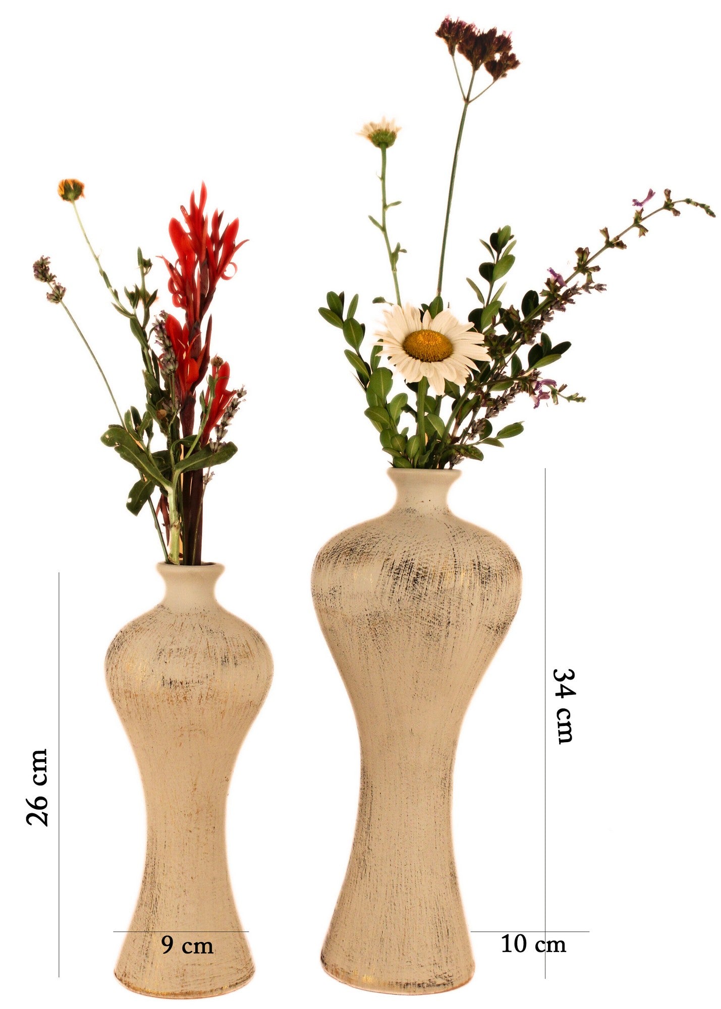 Decorative Pot Set of 2 CERAMIC BODY | 697ELD1110