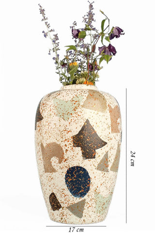 Mehrfarbiger Deko-Topf – Design 1205