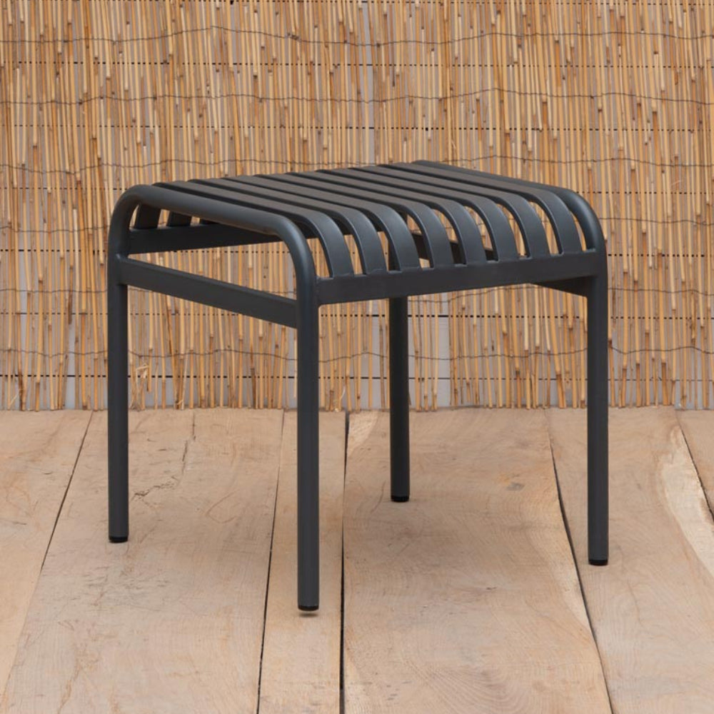 Outdoor metal garden stool 45cm Gardenia