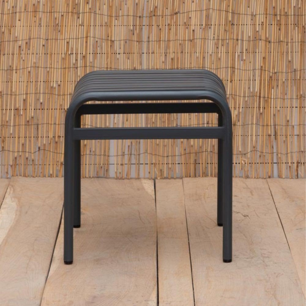 Outdoor metal garden stool 45cm Gardenia