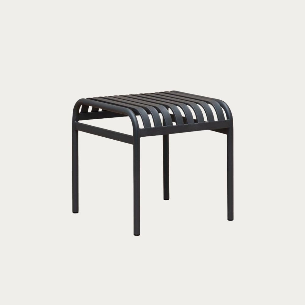 Outdoor metal garden stool 45cm Gardenia