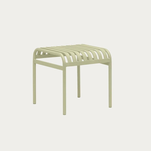 Green Outdoor metal  stool 45cm Verde