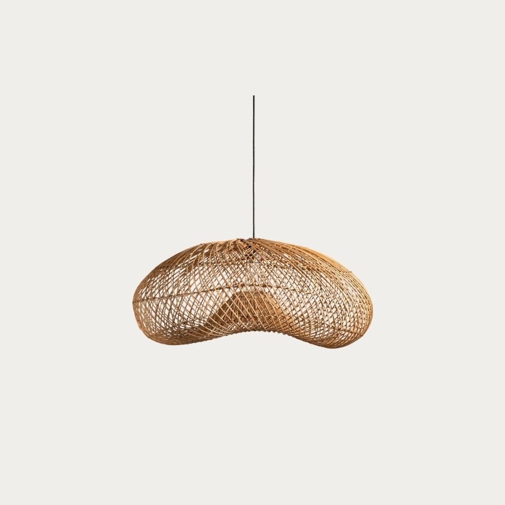Rattan Bohemian-style Pendant Light