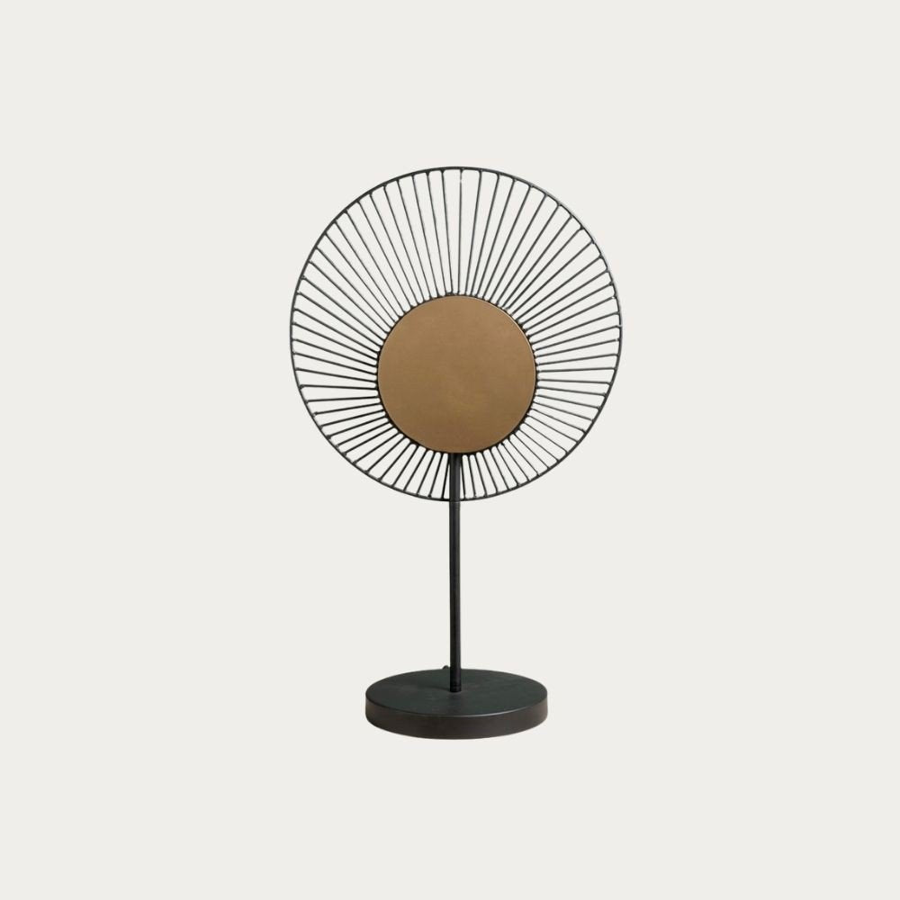 Black and Gold Design Table Luminaire  Dorado