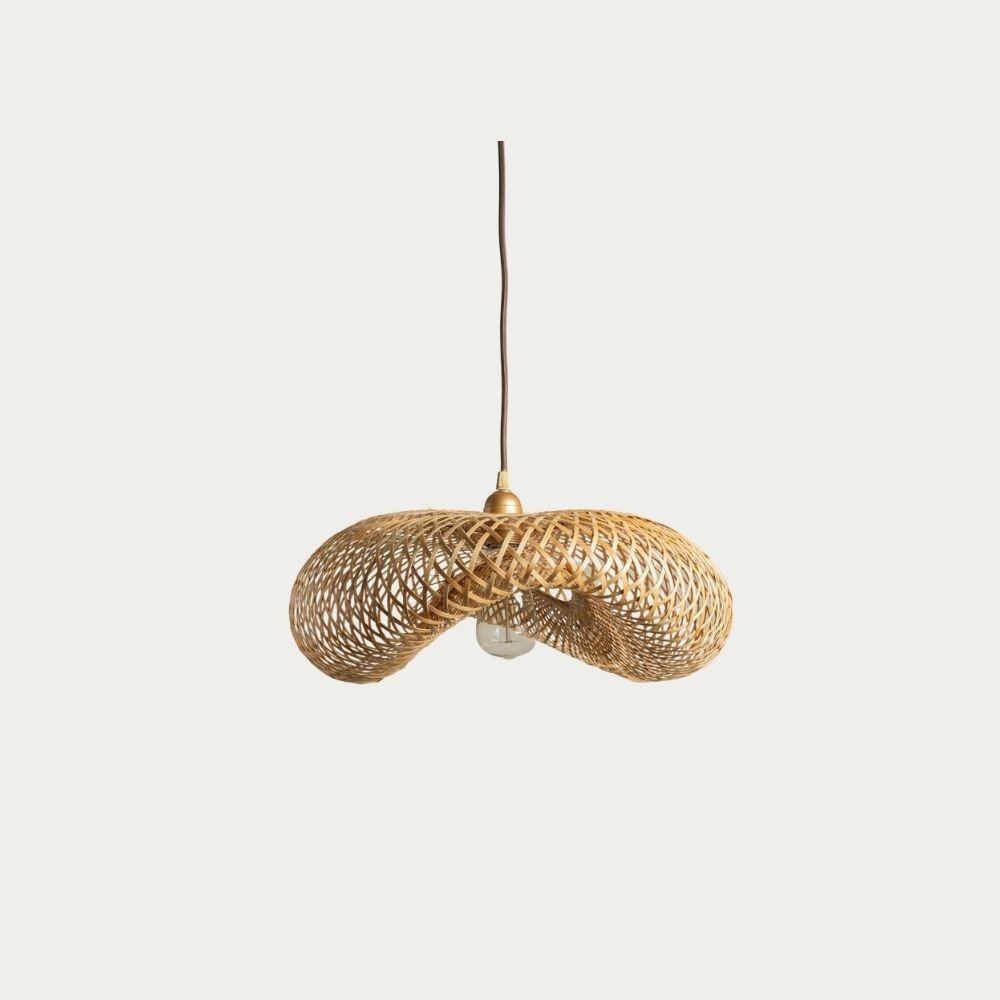 Bamboo pendant lamp Fibra