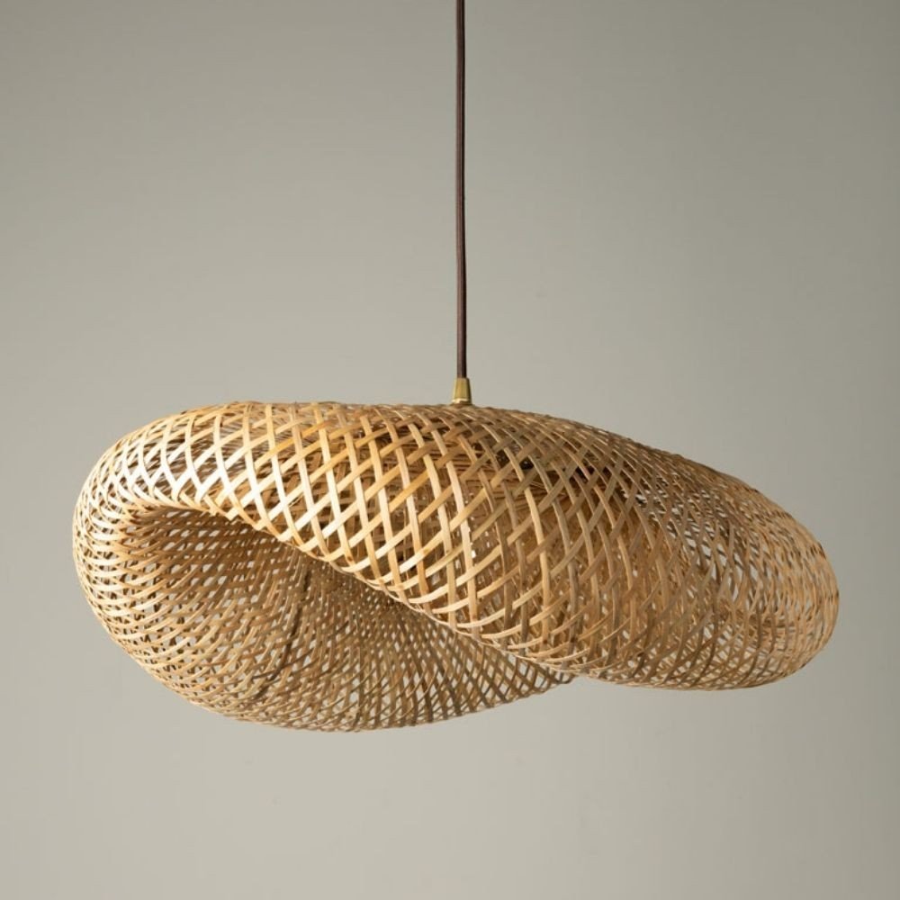 Bamboo pendant lamp
