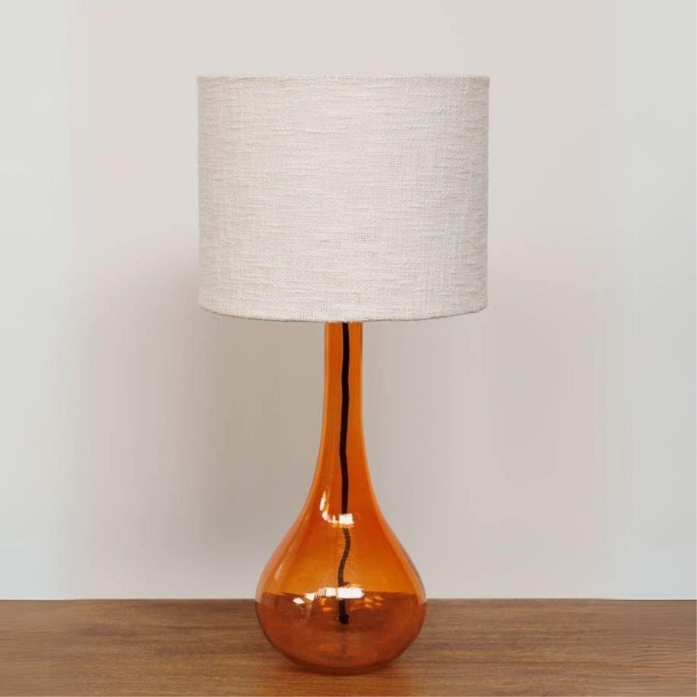 Vintage glass table lamp