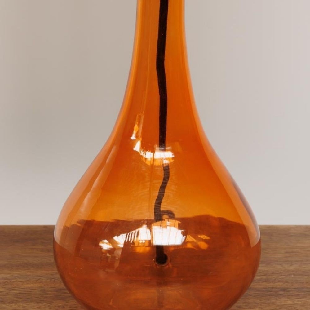 Vintage glass table lamp