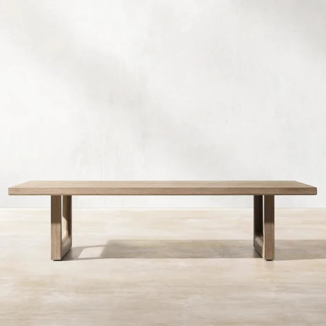 Garden set in fabric and wood  Banco