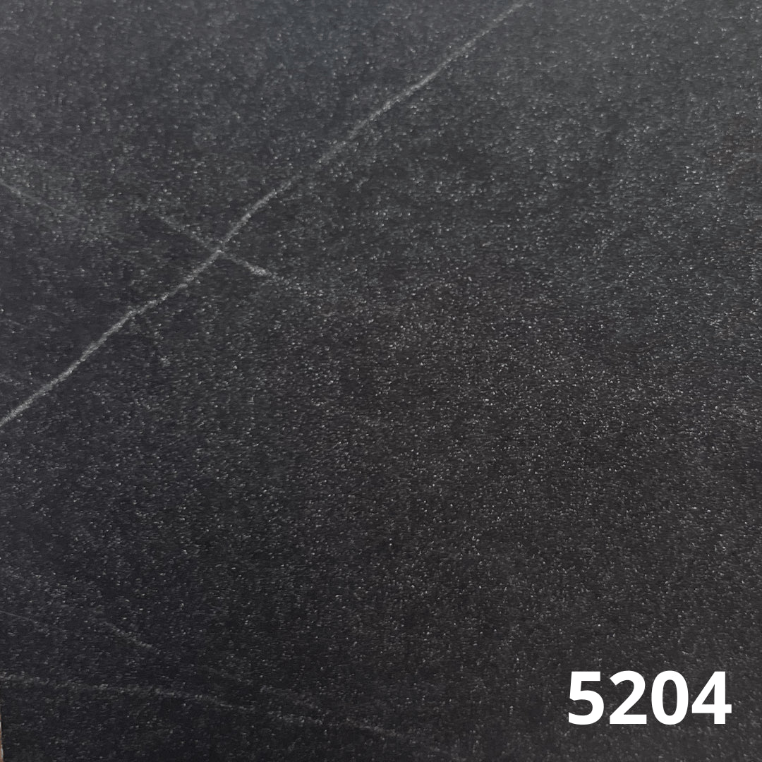 Round square bar table in metal and HPL