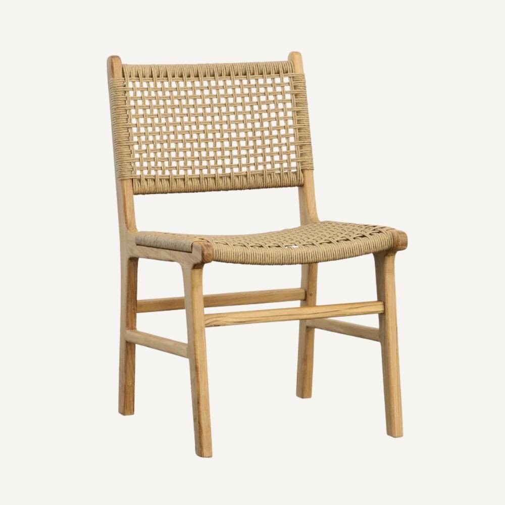 Catarina outdoor chair teak and rattan