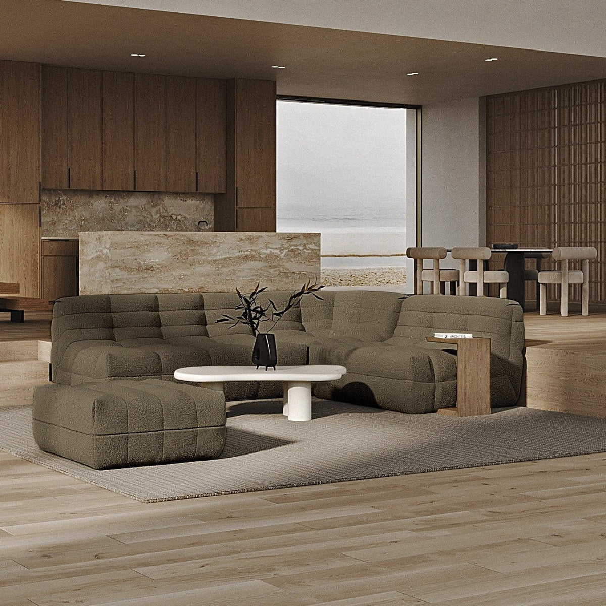 Nuvolo modular corner sofa