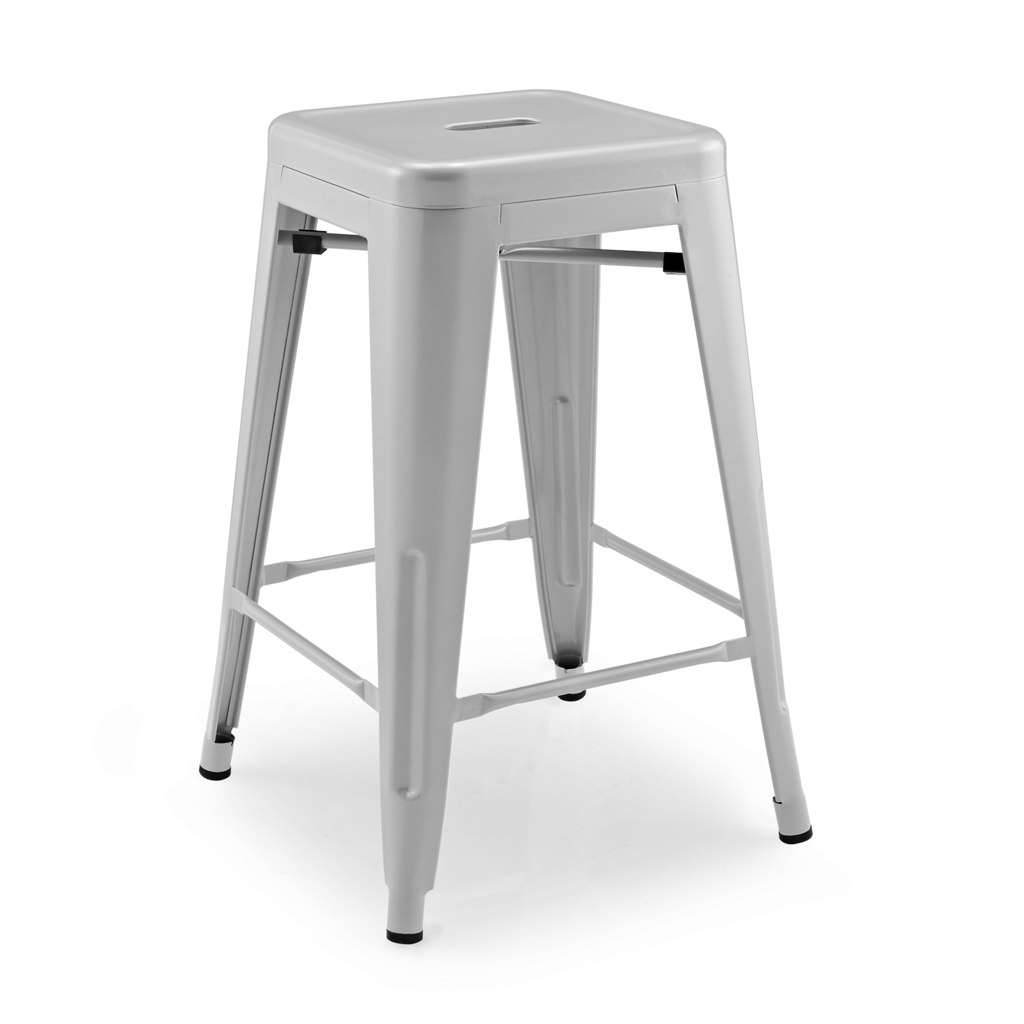 Set of 4 Tolix chairs - Mixed Colors - Outlet