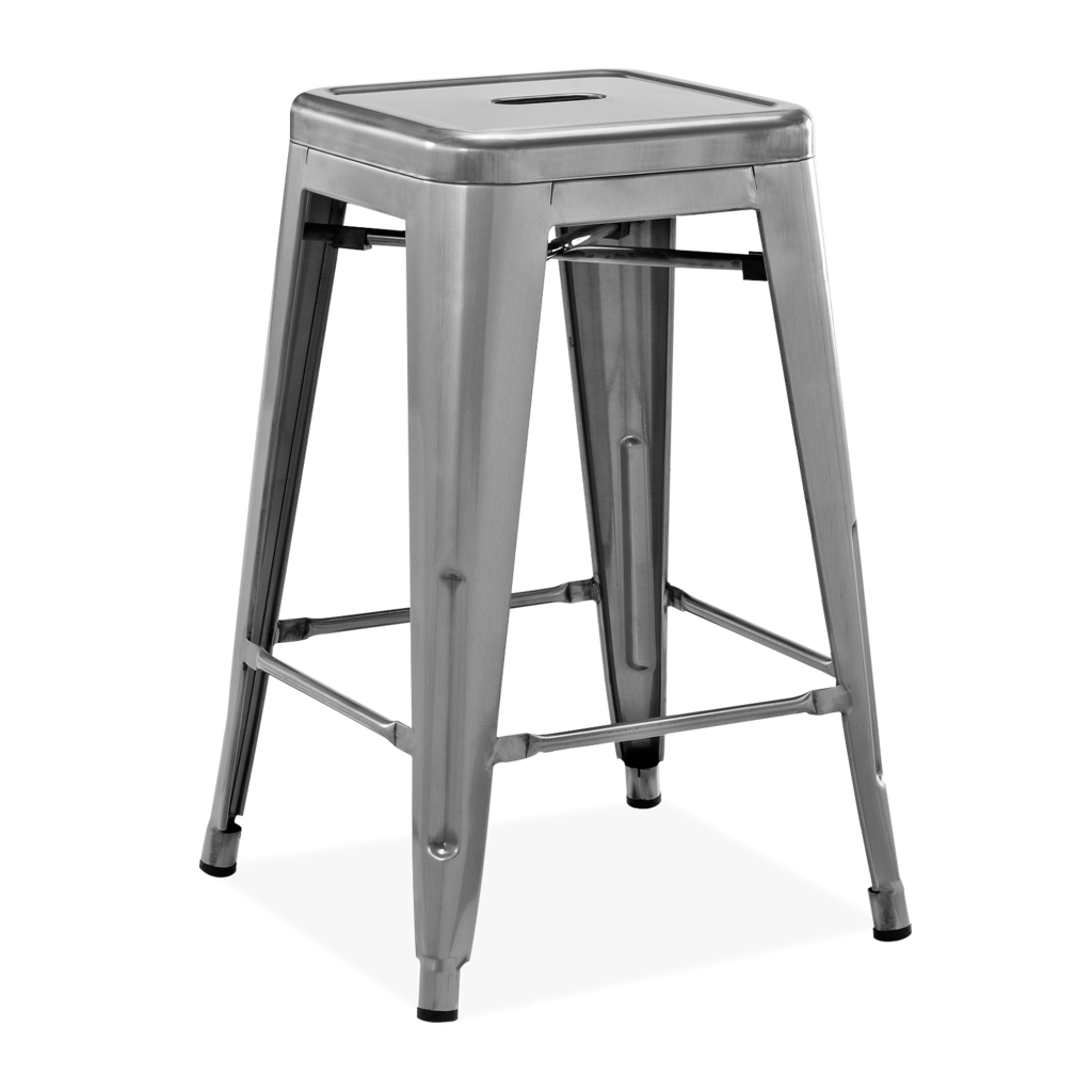 Set of 4 Tolix chairs - Mixed Colors - Outlet